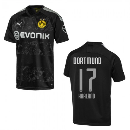 Billige Fotballdrakter Borussia Dortmund Erling Haaland 17 Bortedraktsett 2019/20 Kortermet